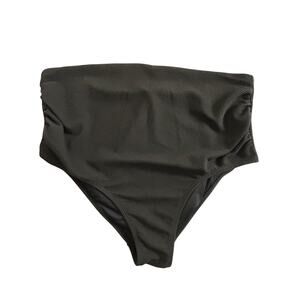 Minimalist Swim High Waisted Bikini Bottoms Old Navy Black XL